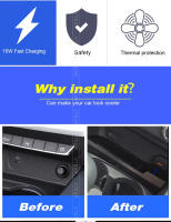 Placa de Carga Inalámbrica Qi para Automóvil Rápida para Audi A3 8V S3 Accesorios Modificación Producto Automotriz Normal Goods Hecho en China - details 1