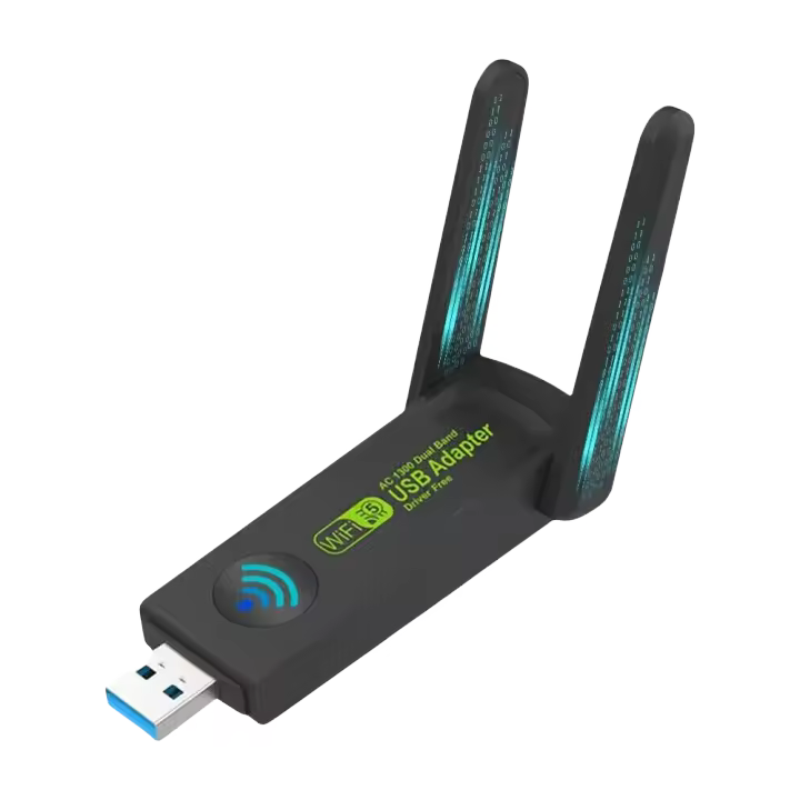 Adaptador WiFi USB 3.0 de 1300Mbps Dual Banda 5GHz/2.4GHz Antena de 5dBi - 1
