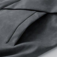 Chaqueta de Cuero Retro Sencilla de CHAIFENKO Ajuste Suelto Versátil para Otoño-Invierno - details 9