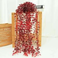 Corona de hiedra de hoja de arce falsa, enredaderas verdes, Foley, cuerda de vid de plástico para el hogar, decoración de pared, plantas artificiales, 100cm - details 9