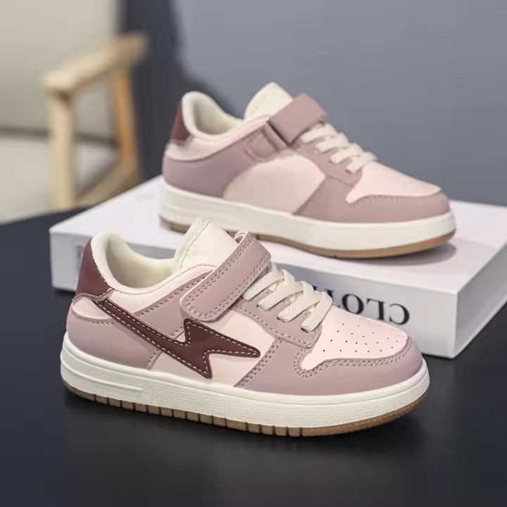 Zapatos Deportivos de Cuero para Niños y Niñas Verano 2025 Transpirables, Estilo Callejero para Niños y Niñas - 1