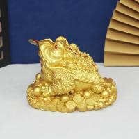 Figuritas doradas de la suerte, estatua de la buena fortuna, adorno de decoración del hogar, sapo, citrino, rana, dragón, Feng Shui - details 4