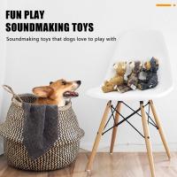 Oso de peluche resistente al desgaste para mascotas, juguetes para masticar con voz, suministros interactivos para perros y cachorros - details 0