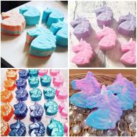 Molde de Silicona de Cabeza de Unicornio Dulces de Chocolate de Gelatina para Hornear, Panquecas y Postres de Hielo - details 4