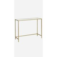 Mesa de Consola, Mesa de Entrada, Mesa de Sofá con 2 Cajones, Marco de Acero, Estable, para Pasillo, Dormitorio, Salón, Estilo Industrial, Marrón Rústico y Negro Tinta LNT015B01 - details 7