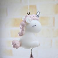 Campanas de viento de unicornio, decoración creativa y novedosa para el hogar, piezas colgantes, manualidades - details 2