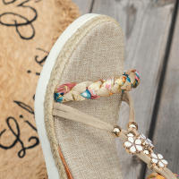Sandalias de cuña de gran tamaño para mujer, novedad de verano 2025, sandalias romanas informales de playa con banda elástica y suela gruesa para mujer - details 5