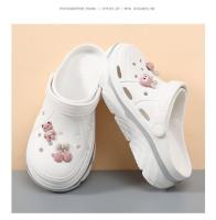 Sandalias de Plataforma Gruesa DIY para Mujer 2024 Verano Zapatillas de Playa Antideslizantes con Suela Gruesa Zapatos de Jardín de EVA - details 7