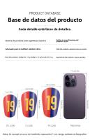 Mini espinilleras de fútbol, ​​espinilleras de fútbol para niños y adultos, Yamal, Haaland, De Bruyne - details 4