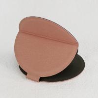 Espejo de escritorio de cuero Pu, espejo de maquillaje plegable Circular delicado de Color sólido, fácil de llevar, peso ligero - details 12
