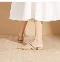 Zapatos planos con correa puntiaguda simples y versátiles - details 18