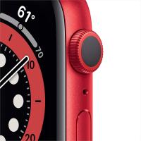 Apple Watch Series 6 (GPS, 44 mm) - Caja de aluminio con correa deportiva roja (renovada) - details 2