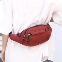 Cintura universal para hombres y mujeres Bolso cruzado de moda de color sólido - details 22