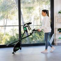 Estática Plegable con Volante de Inercia X-Bike, Sistema Silence Fit, Con y Sin Respaldo, Manillar y Sillín Regulable, Pulso, Pantalla LCD, Soporte para dispositivos, Ruedas - details 33