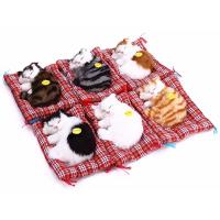 Juguetes de peluche de simulación de animales para niños, muñeco de felpa para dormir, gatos con sonido, decoraciones de juguete, regalo de cumpleaños para niños - details 13