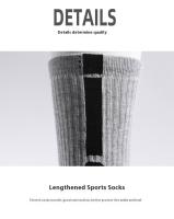 Calcetines deportivos de baloncesto para hombre y mujer, medias informales transpirables, a la moda - details 5