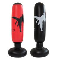 Bolsa de boxeo inflable de 160cm para adultos y niños, saco de arena para patadas, vaso de PVC, gimnasio - details 0