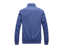 Primavera otoño hombres Bomber elegante hombres delgados Color sólido chaquetas de negocios Stand Collar rompevientos ts ropa - details 4