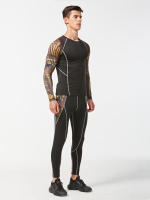 Men's Fitness Suit: Quick-Drying, Sweat-Absorbing Breathable Basketball Training Suit for Running, Yoga & More! - details 2