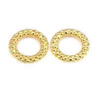 Anillo de Cierre Redondo de Brasso Dorado Mate Joyería de Alta Calidad - details 20