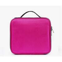 Nueva Bolsa De Maquillaje Para Mujer Viaje Impermeable De Tela Oxford Organizador De Cosméticos Con Cerradura De Cremallera Estilo Casual - details 5