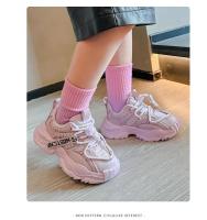 Zapatillas deportivas de malla para niño y niña, zapatos versátiles a la moda, antideslizantes, Color liso, 2024 - details 7