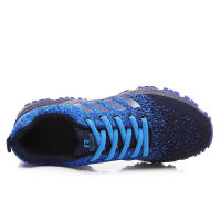 Zapatos deportivos de malla tejida con mosca transpirable para hombre de gran tamaño de primavera, zapatos para correr 8702 - details 6