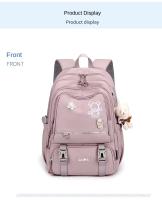 Mochilas de escuela para niñas, mochila escolar grande Kawaii para escuela primaria, bolsa de libros para niños, mochila de viaje impermeable para ordenador portátil - details 12