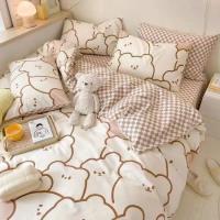 Juego de Ropa de Cama de Flores Europeas Suaves Cubierta de Edredón, Sábana, Fundas de Almohada - details 6