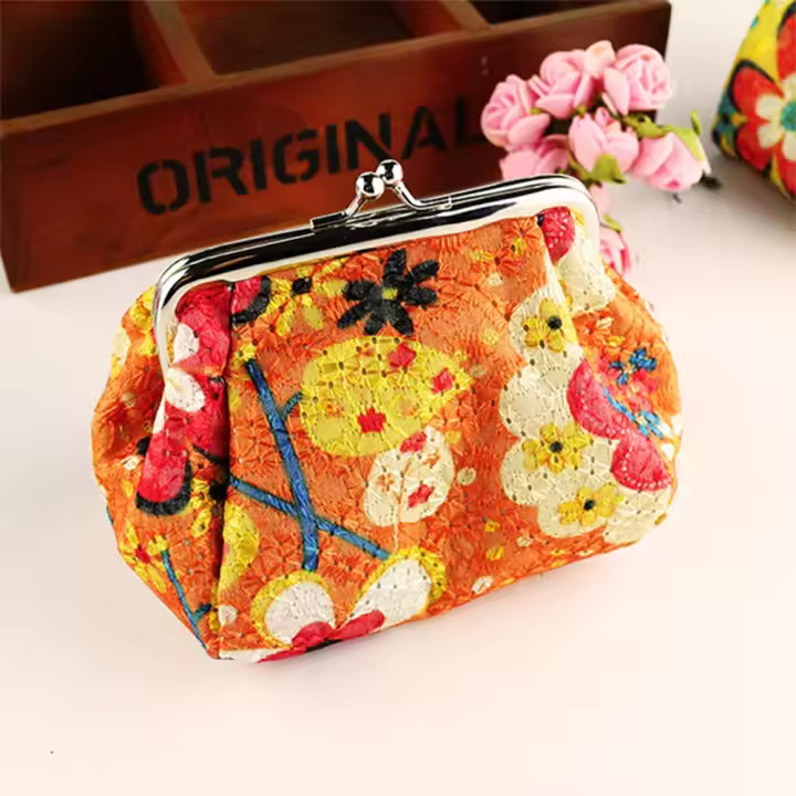Mini cartera de monedas 2022 Estilo con correa para mujeres Porta tarjetas de billetera - 1