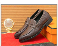 Mocasines, zapatos sin cordones, zapatos formales sin cordones de estilo británico, zapatos de hombre - details 5