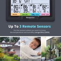 Newentor Estación de Tiempo Inalámbrica con Sensores Múltiples para Interiores y Exteriores - details 1