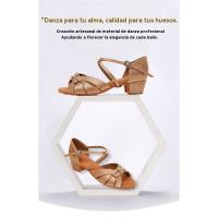 2025 Nuevos Zapatos De Baile Latino, Suela Blanda Tacón Bajo Zapatos De Baile Para Niñas, Concurso De Baile Latino Zapatos De Baile Para Niñas, Zapatos Latinos Para Niños - details 2