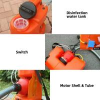 PULVERIZADOR ULV eléctrico de 500W y 20L, máquina de desinfección por nebulización en frío de gran capacidad, atomizador ultrafino, pulverizadores de agua para jardín de 220V - details 1