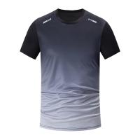 Paquete de 4/1/2 ropa deportiva de secado rápido con gradiente para hombres, ocio para adolescentes, Joker, manga corta, varios tamaños, colores mezclados, para correr y Fitness - details 5