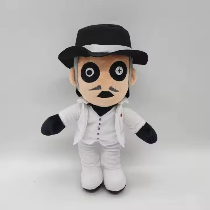 Muñeco de peluche Cardinal Copia, figura de anime, juguete Cardinae Cardel-Cop, juguetes de peluche de anime de Frontman, juguetes de figuras de peluche suaves para fanáticos de los niños, regalos de colección de juguetes de 9,45 pulgadas (blanco 1 pieza) - 1
