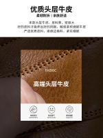 Bullet alta gama simple y versátil primera capa de cuero de vaca estilo retro cuero genuino zapatos de los hombres. - details 10