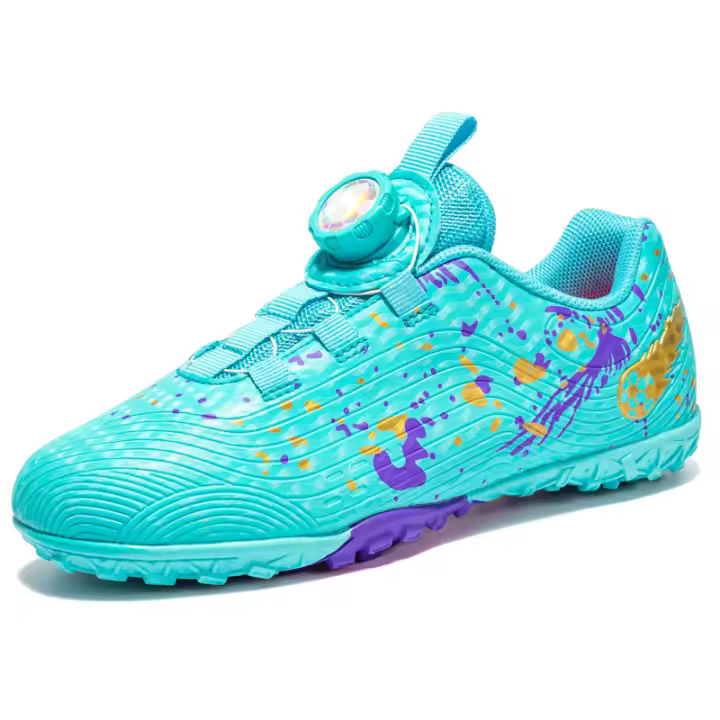 Zapatos deportivos de fútbol para niños y niñas, zapatos de entrenamiento para césped interior y exterior - 1