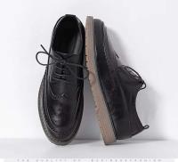Vestido de cuero informal de alta calidad para hombre, zapatos formales Oxford suaves y cómodos de estilo de oficina de negocios, nueva moda - details 5