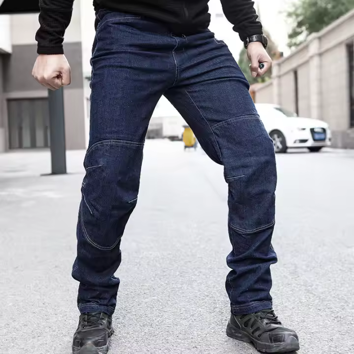 Pantalones tácticos negros para hombre, elásticos, multibolsillos, rectos, pantalones de entrenamiento urbano para viajeros - 1