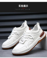 Cuero de vaca, cuero genuino, transpirable, versátil, deportivo, casual, zapatos para hombre - details 13