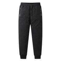 Pantalones de algodón de invierno para hombre, pantalones informales impermeables con bolsillo con cremallera, pantalones cálidos de lana gruesa, pantalones de esquí para correr al aire libre a prueba de frío 7XL - details 5
