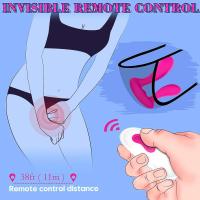 Leten 3 en 1 ropa Invisible bragas vibrador parejas 9 modos potente punto G Vagina ano estimulación del perineo juguete sexual para mujeres tienda - details 1