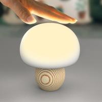 Mini lámpara LED con forma de seta, luz nocturna USB, Sensor táctil, lámpara de ambiente suave para Bebé y Niño, lámpara de mesita de noche para dormir - details 1
