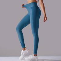 Pantalones Deportivos Sin Costuras para Mujeres Cintura Alta Yoga, Levantamiento de Glúteos, Carreras Ropa de Gimnasio - details 35