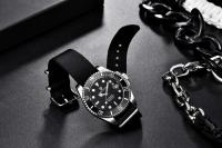 Reloj Mecánico de Sapphire de Diseño PAGANI Reloj Automático de Acero Inoxidable Impermeable para Hombres Correa de Cuero Estilo Formnal - details 18