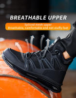Zapatos de trabajo con puntera de acero antigolpes y antiperforaciones para hombre Calzado deportivo ligero, cómodo y transpirable - details 4