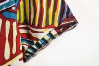 Camisa de lino de manga corta para hombre, camisa de flores de estilo étnico indio, novedad de verano, 2019 - details 12