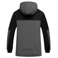 Chaquetas de invierno para hombre, parka gruesa con capucha extraíble, Color sólido, a prueba de viento, Bolsillo grande, novedad de 2024 - details 4