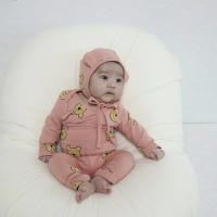 Conjunto de invierno para niñas Conjunto de ropa con estampado de oso lindo para niñas - details 1